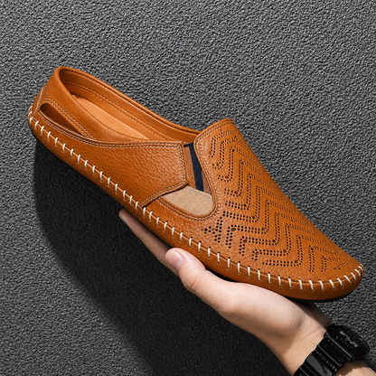 GRAYSON LEATHER SANDALS