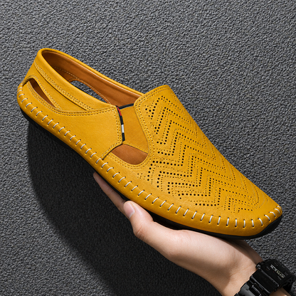 GRAYSON LEATHER SANDALS