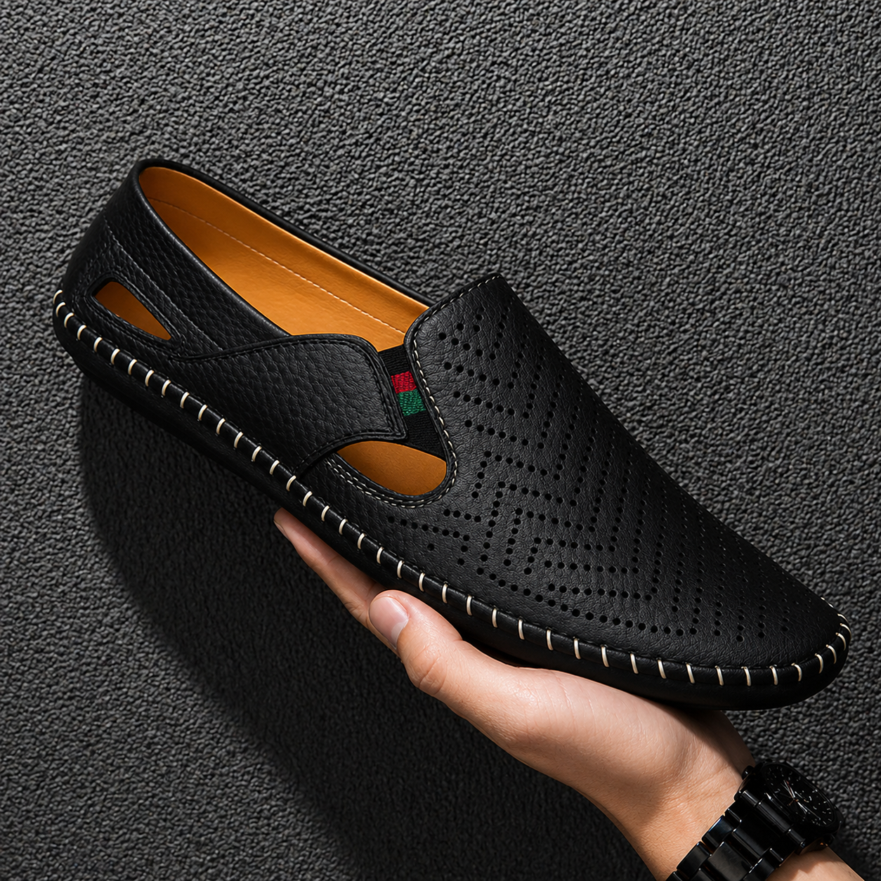 GRAYSON LEATHER SANDALS
