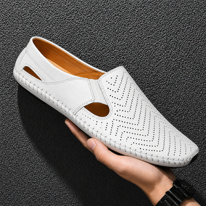GRAYSON LEATHER SANDALS