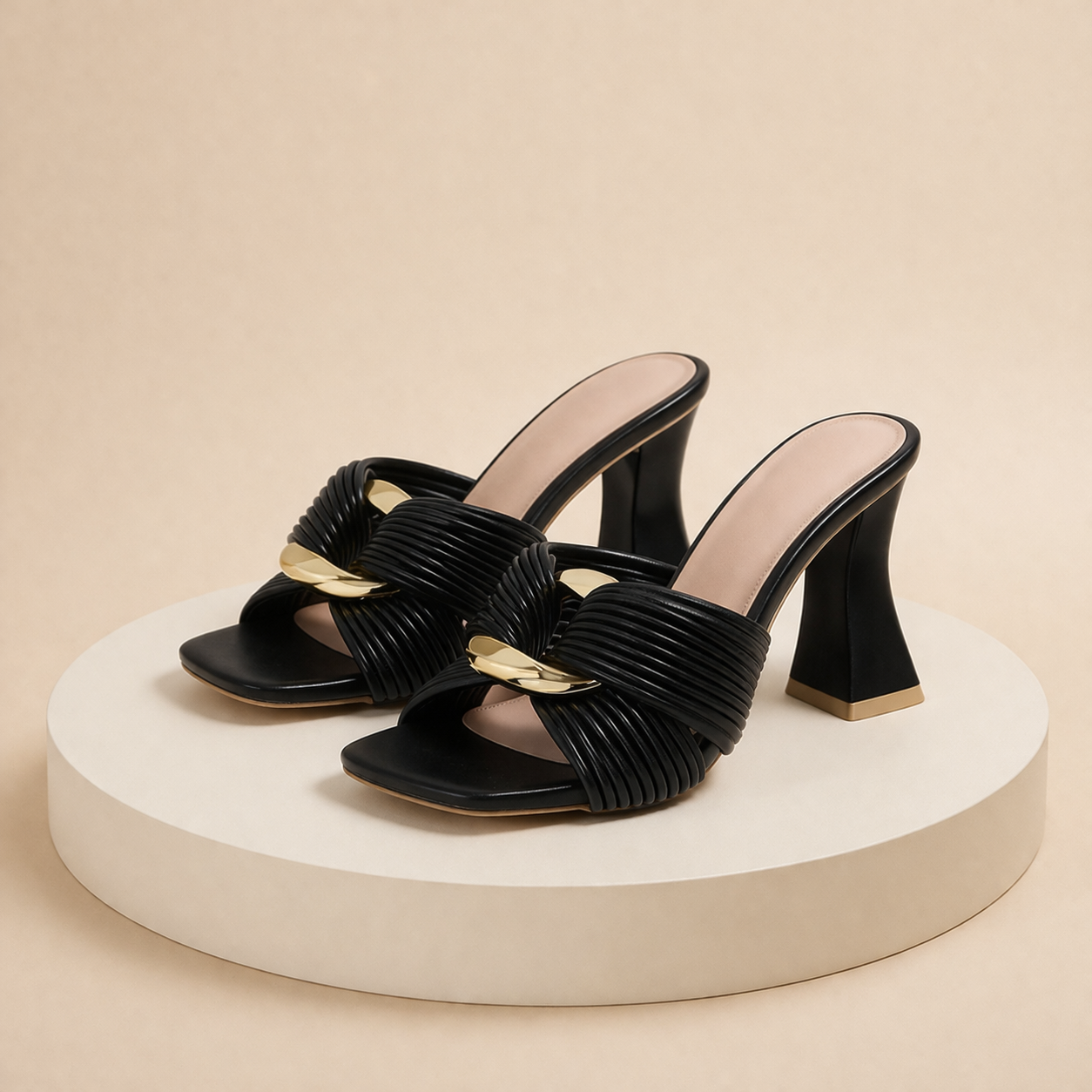VICTORIA BLOCK HEEL SANDALS
