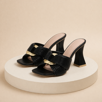 VICTORIA BLOCK HEEL SANDALS