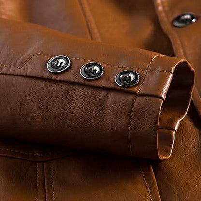 ALESSANDRO LEATHER BLAZER