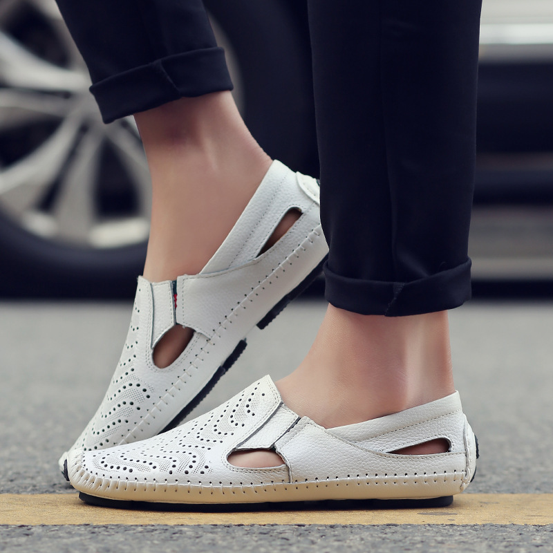 GRAYSON LEATHER SANDALS