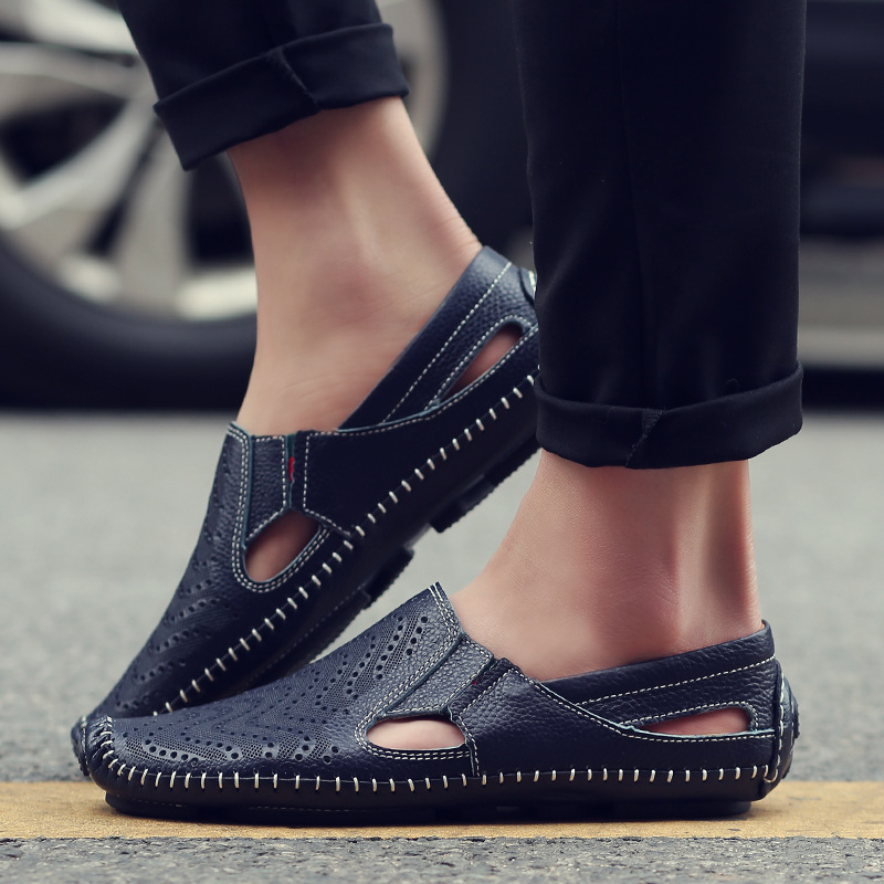 GRAYSON LEATHER SANDALS
