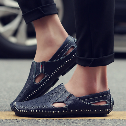 GRAYSON LEATHER SANDALS
