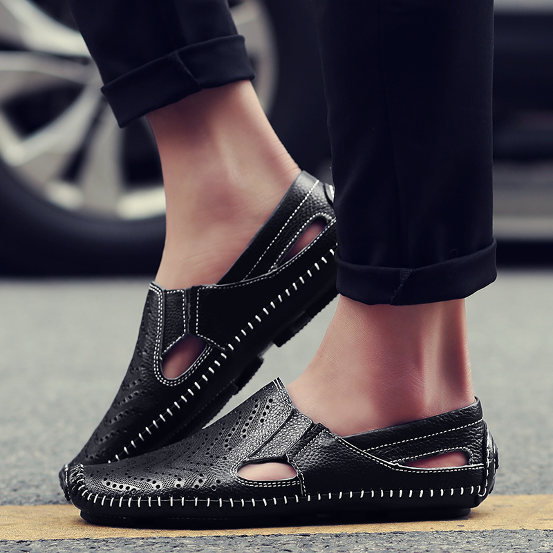 GRAYSON LEATHER SANDALS
