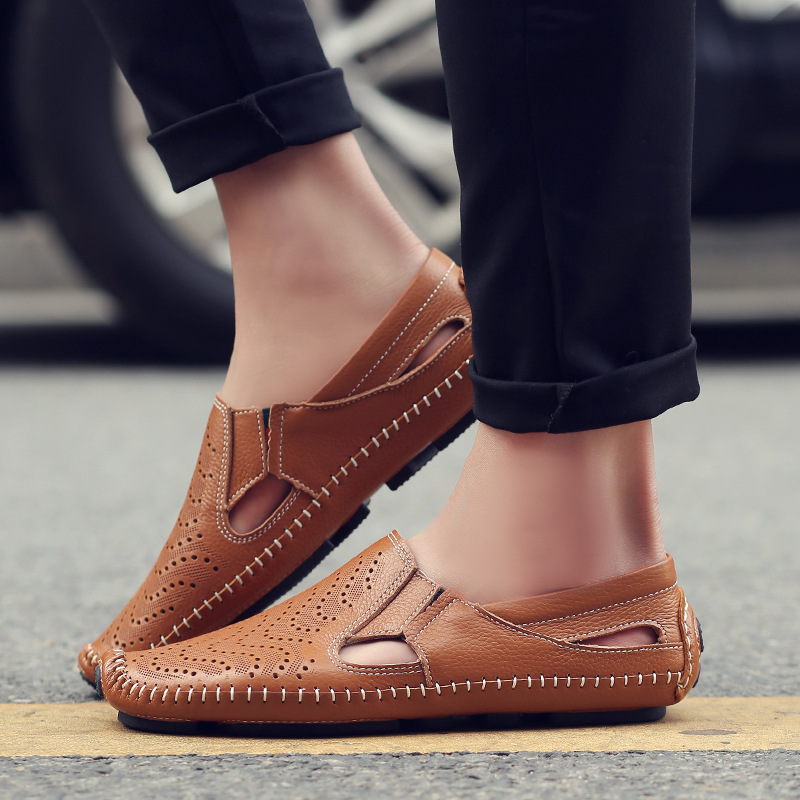 GRAYSON LEATHER SANDALS