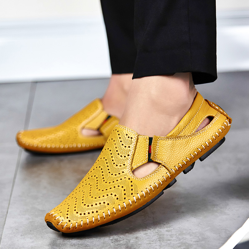 GRAYSON LEATHER SANDALS