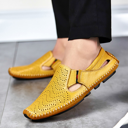 GRAYSON LEATHER SANDALS
