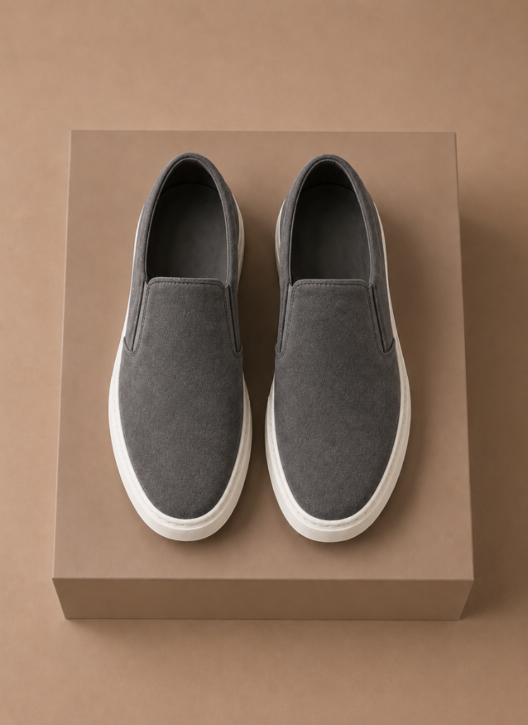 Men’s Suede Slip-On Sneakers – Casual Everyday Loafers | Sorteva