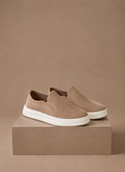 Men’s Suede Slip-On Sneakers – Casual Everyday Loafers | Sorteva