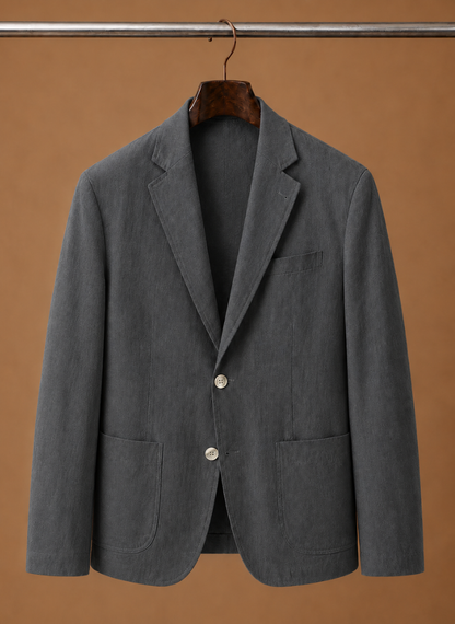 Men's Linen Style Blazer – Tailored Smart Casual Lightweight | Sorteva