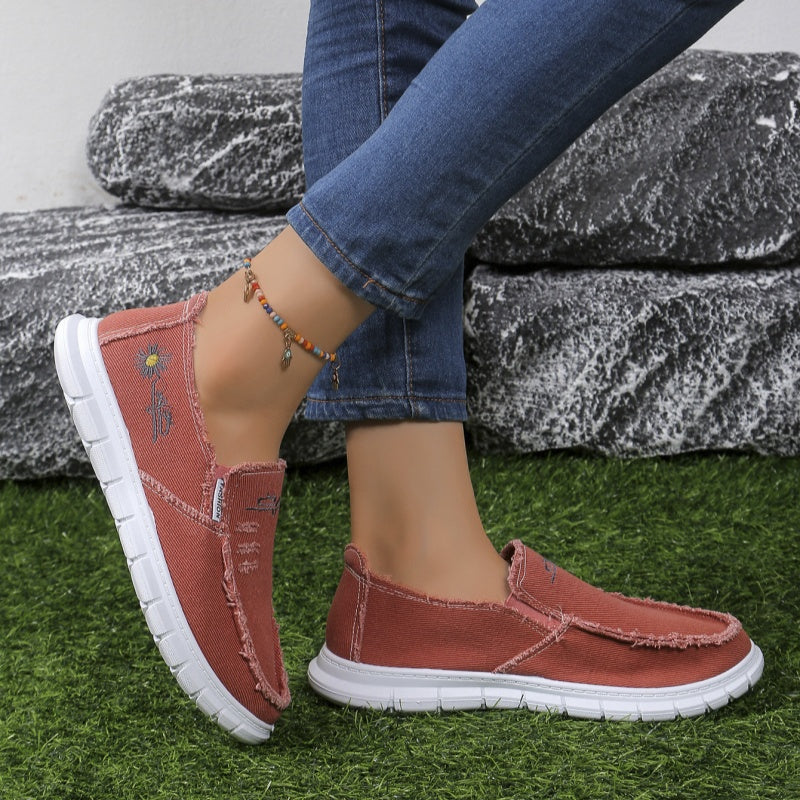 CloudStep™ Distressed Loafers - Effortless Style, All-Day Comfort