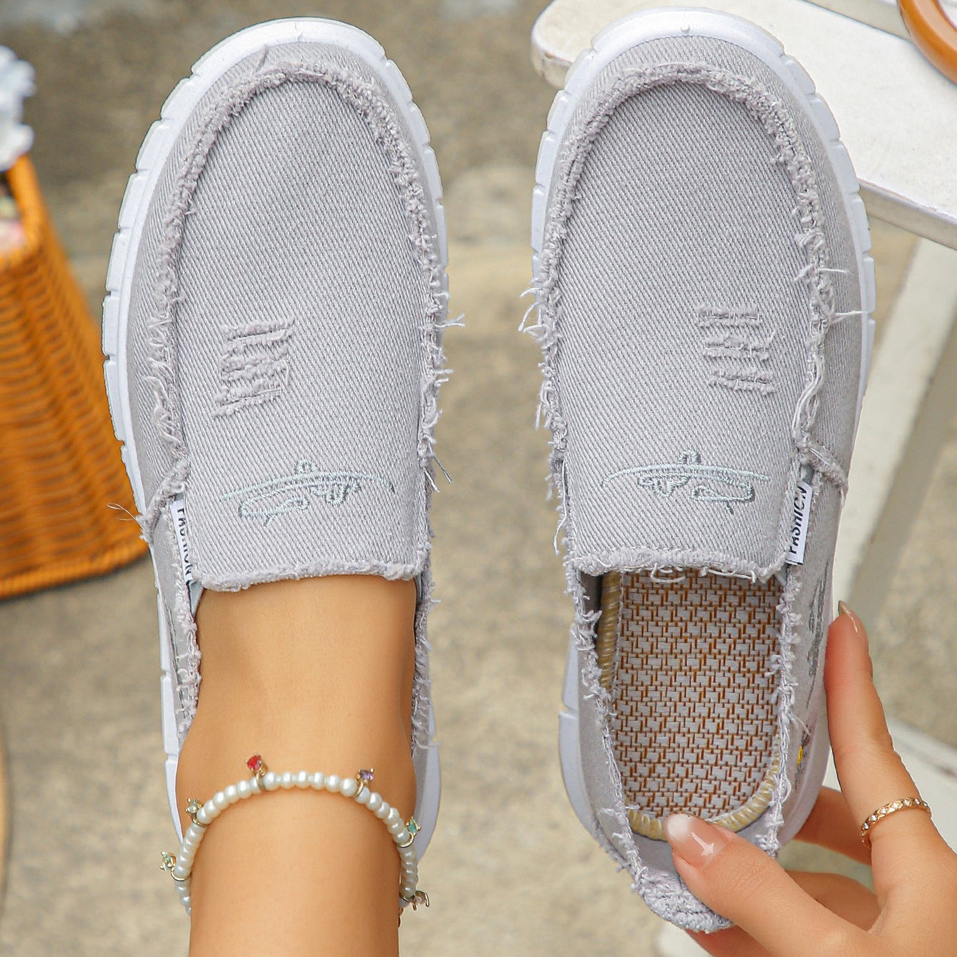 CloudStep™ Distressed Loafers - Effortless Style, All-Day Comfort