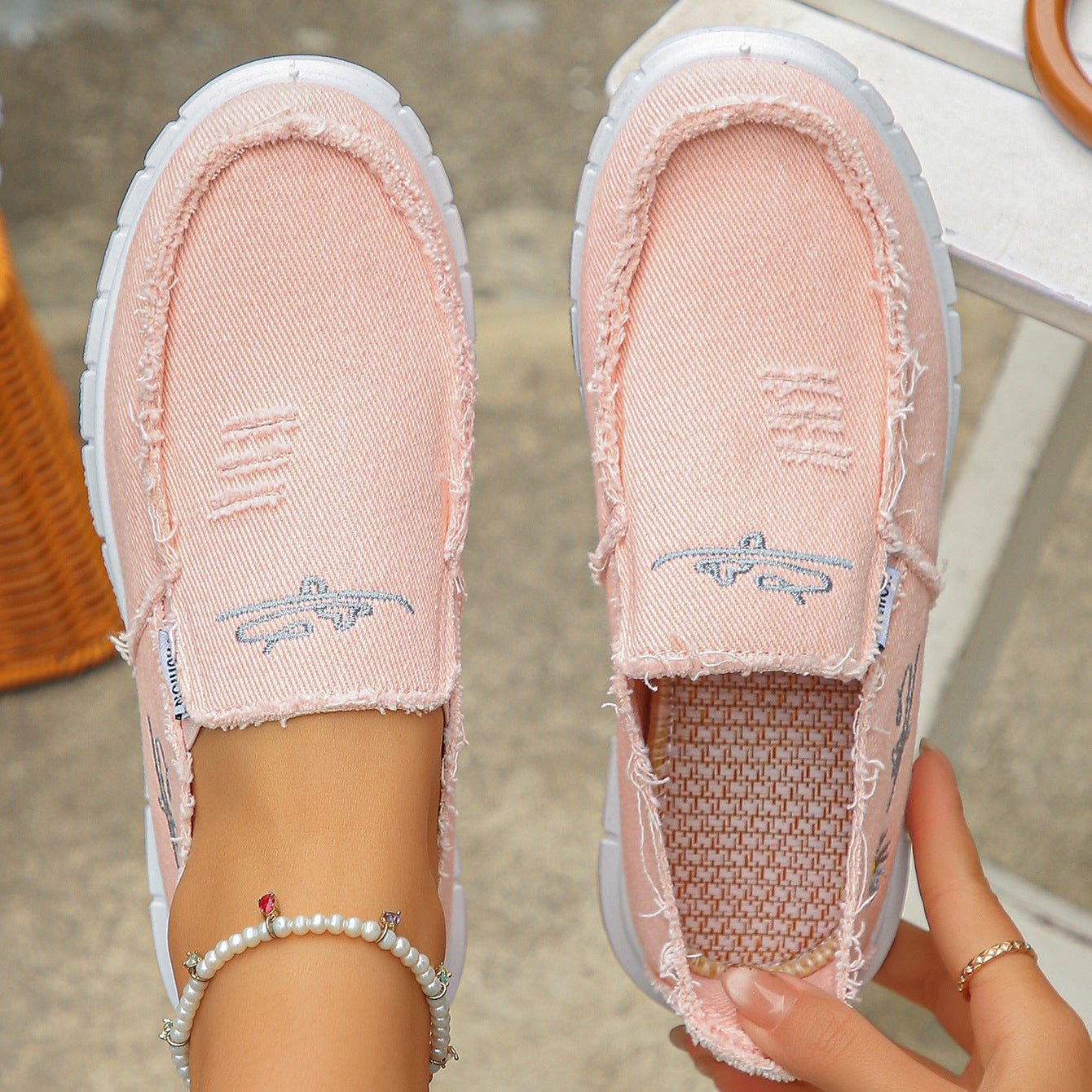 CloudStep™ Distressed Loafers - Effortless Style, All-Day Comfort