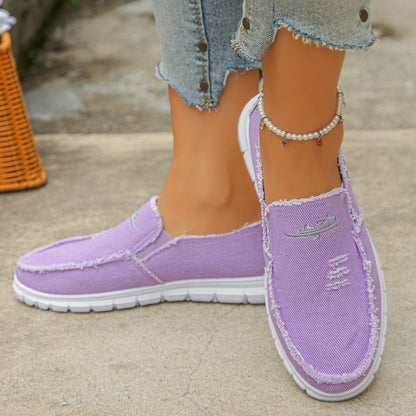 CloudStep™ Distressed Loafers - Effortless Style, All-Day Comfort