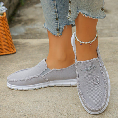CloudStep™ Distressed Loafers - Effortless Style, All-Day Comfort
