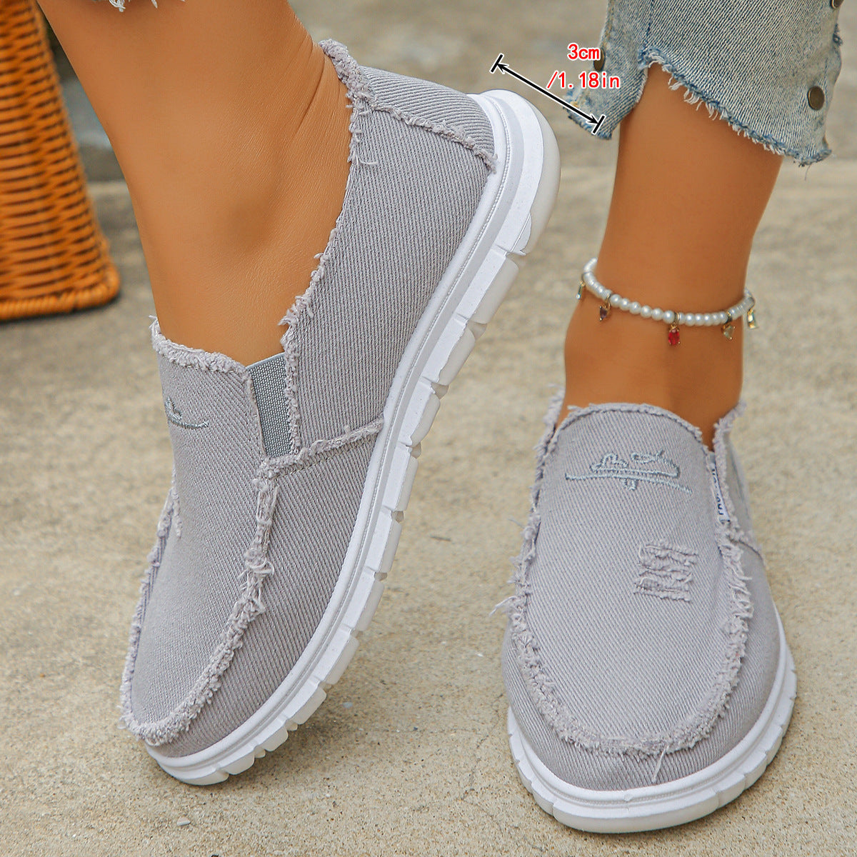 CloudStep™ Distressed Loafers - Effortless Style, All-Day Comfort
