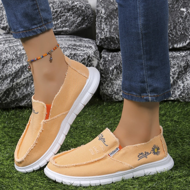 CloudStep™ Distressed Loafers - Effortless Style, All-Day Comfort
