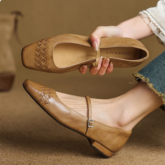 CARLEN GENIUNE LEATHER MULES