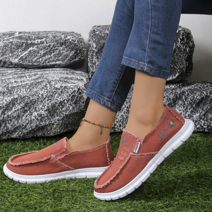 CloudStep™ Distressed Loafers - Effortless Style, All-Day Comfort