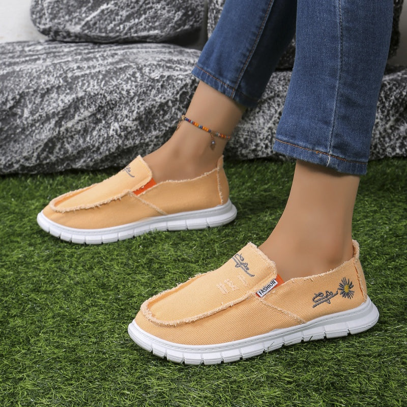 CloudStep™ Distressed Loafers - Effortless Style, All-Day Comfort