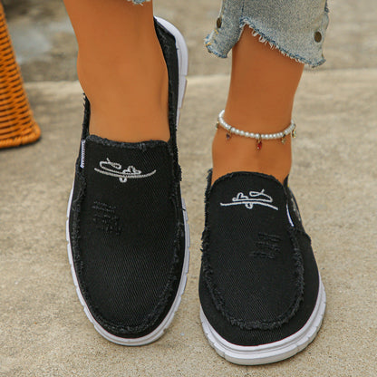 CloudStep™ Distressed Loafers - Effortless Style, All-Day Comfort