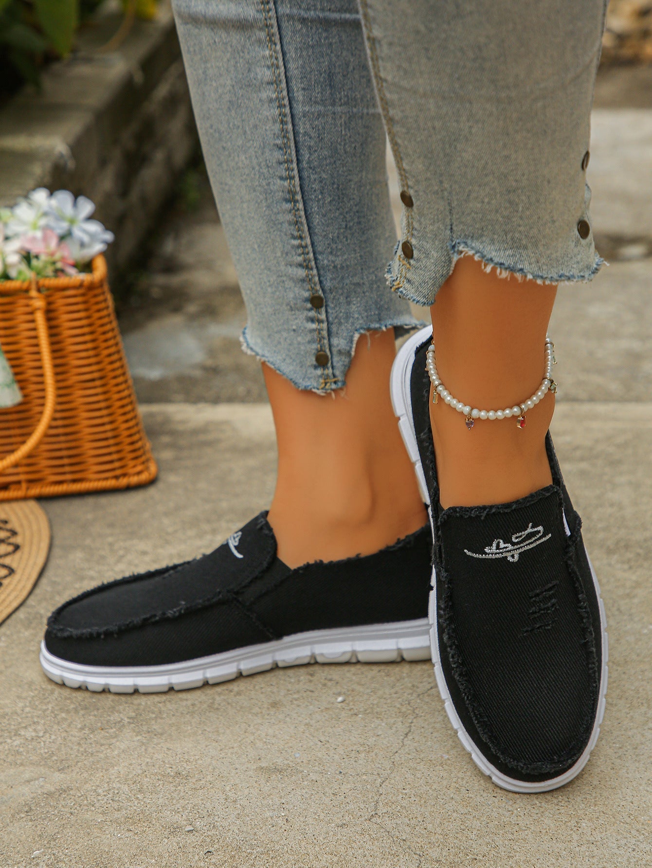 CloudStep™ Distressed Loafers - Effortless Style, All-Day Comfort