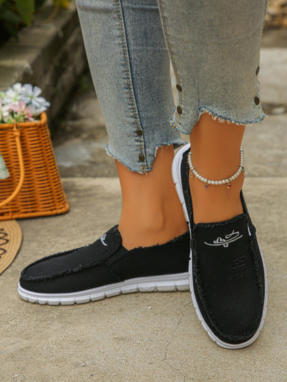 CloudStep™ Distressed Loafers - Effortless Style, All-Day Comfort