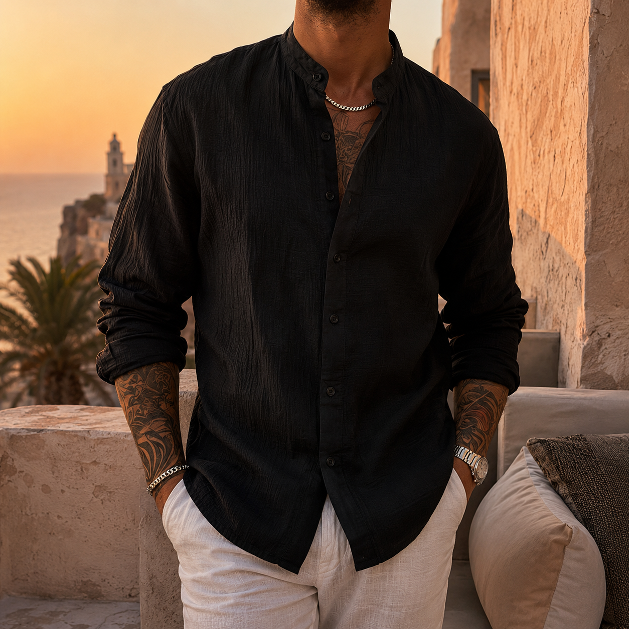 Rothwell Linen Button Shirt
