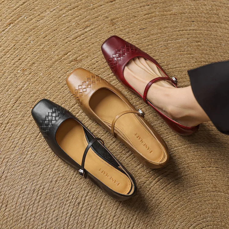 CARLEN GENIUNE LEATHER MULES