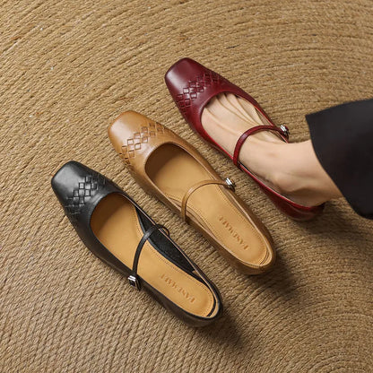 CARLEN GENIUNE LEATHER MULES