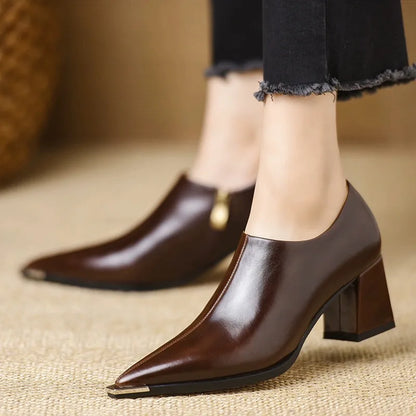 CAMBERIA LEATHER BOOTS
