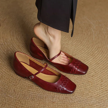 CARLEN GENIUNE LEATHER MULES