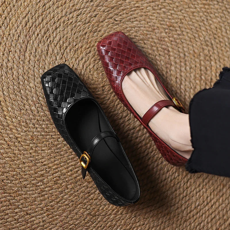 RIVA GENIUNE LEATHER MULES