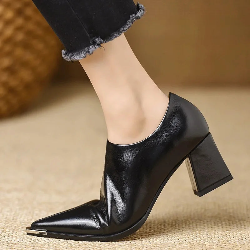 CAMBERIA LEATHER BOOTS