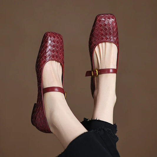 RIVA GENIUNE LEATHER MULES
