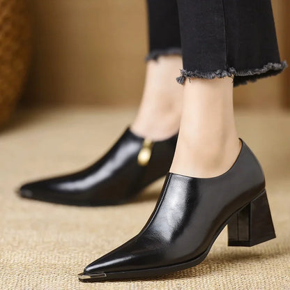 CAMBERIA LEATHER BOOTS