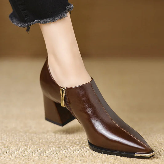 CAMBERIA LEATHER BOOTS