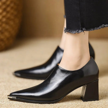 CAMBERIA LEATHER BOOTS