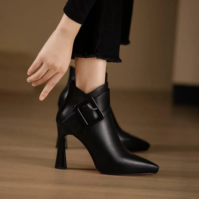 ISABELLA BUCKLE HEELS