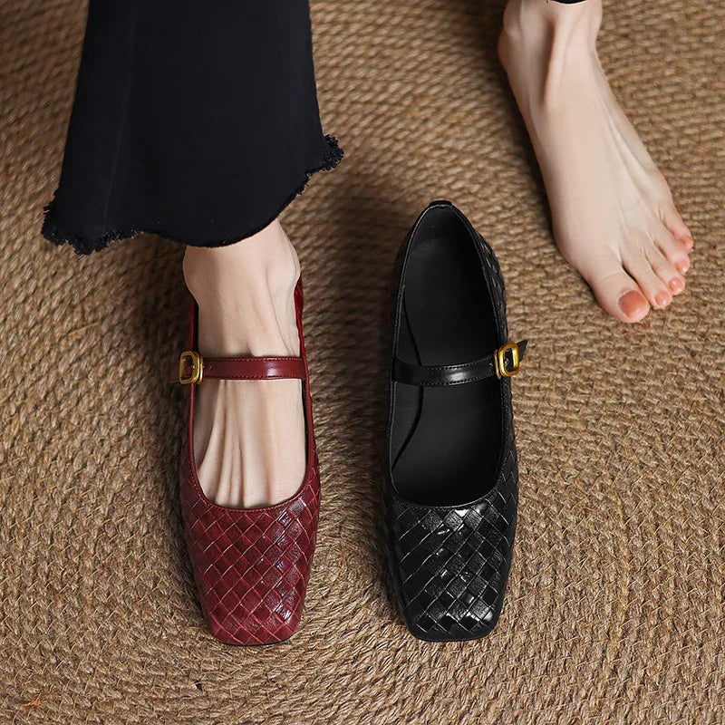 RIVA GENIUNE LEATHER MULES