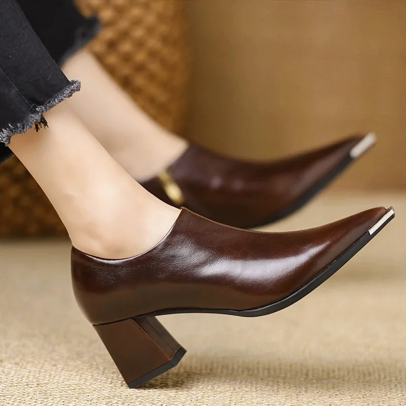 CAMBERIA LEATHER BOOTS