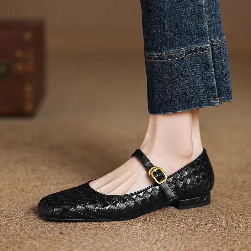 RIVA GENIUNE LEATHER MULES