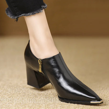 CAMBERIA LEATHER BOOTS