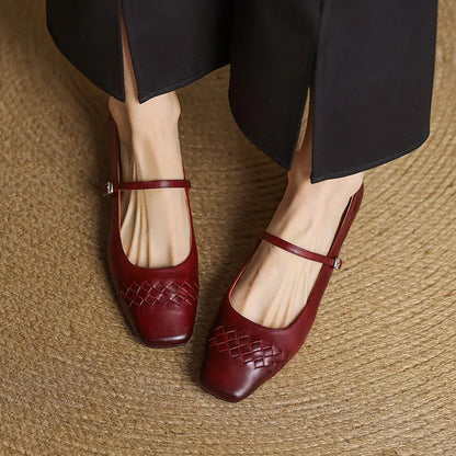 CARLEN GENIUNE LEATHER MULES