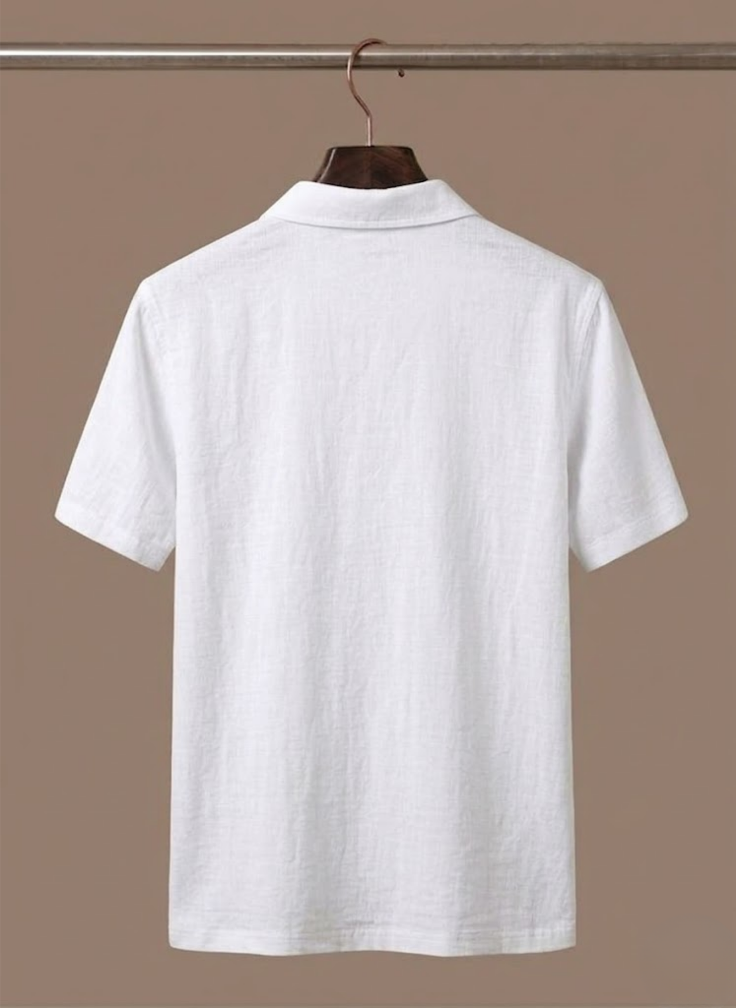 Men's Linen Style Beach Shirt – Lightweight Breathable Summer | Sorteva