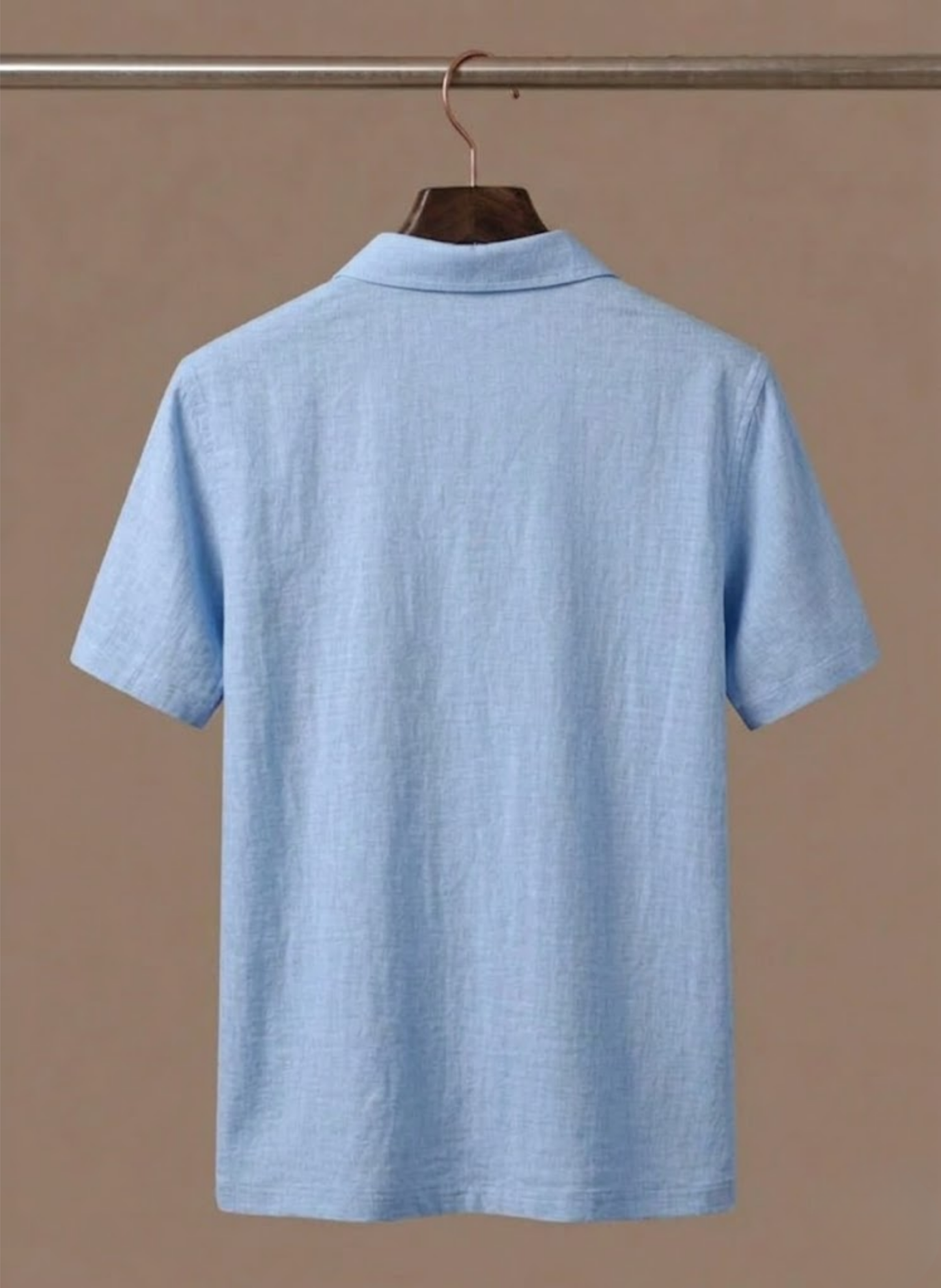 Men's Linen Style Beach Shirt – Lightweight Breathable Summer | Sorteva