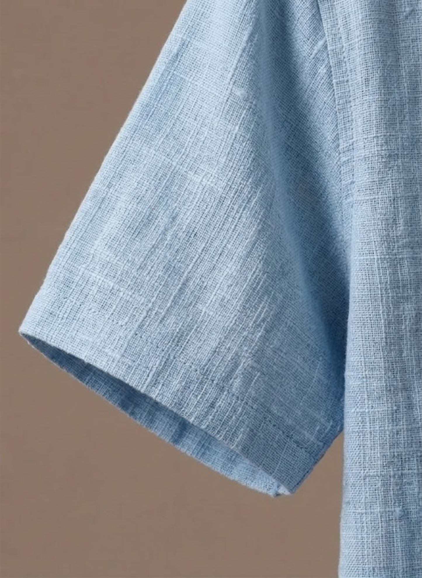 Men's Linen Style Beach Shirt – Lightweight Breathable Summer | Sorteva